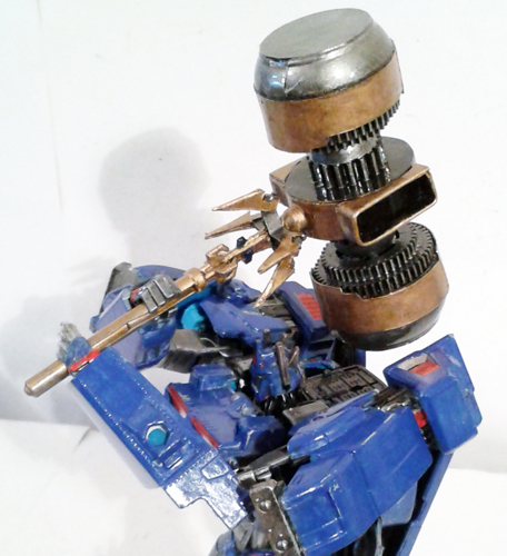 ~Transformers Prime Voyager Class Ultra Magnus With Forge of Solus Prime By Mykl~